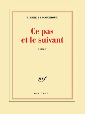 cover image of Ce pas et le suivant
